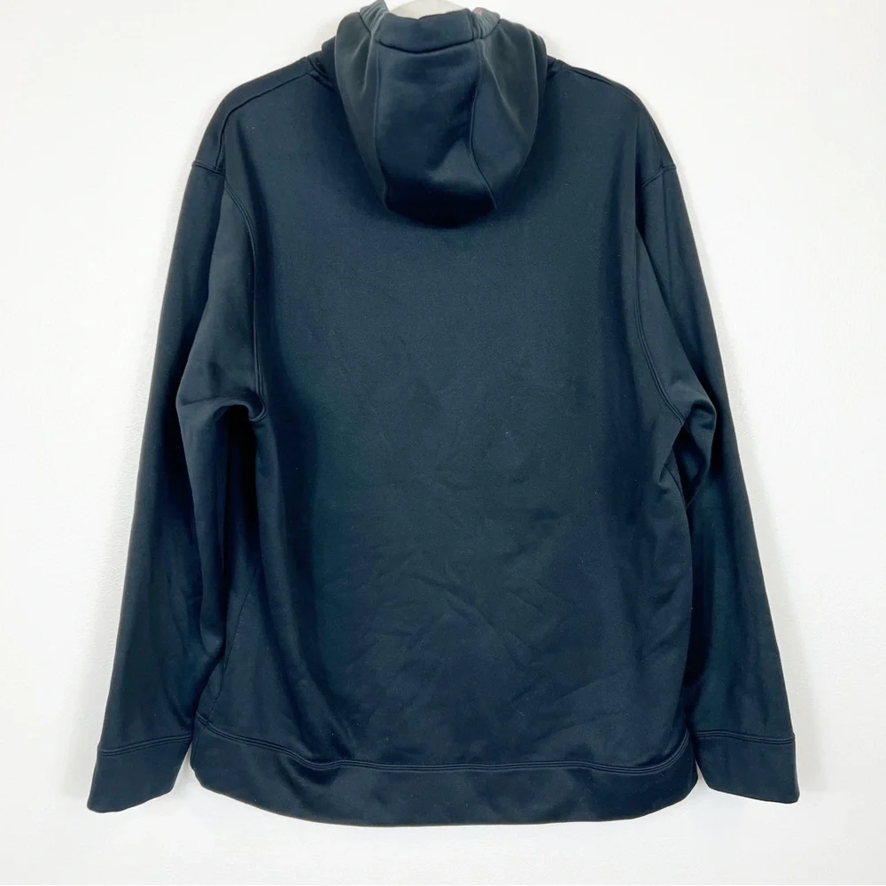 Under Armour Hoodie Black & Red Size Large - Picture 8 of 12